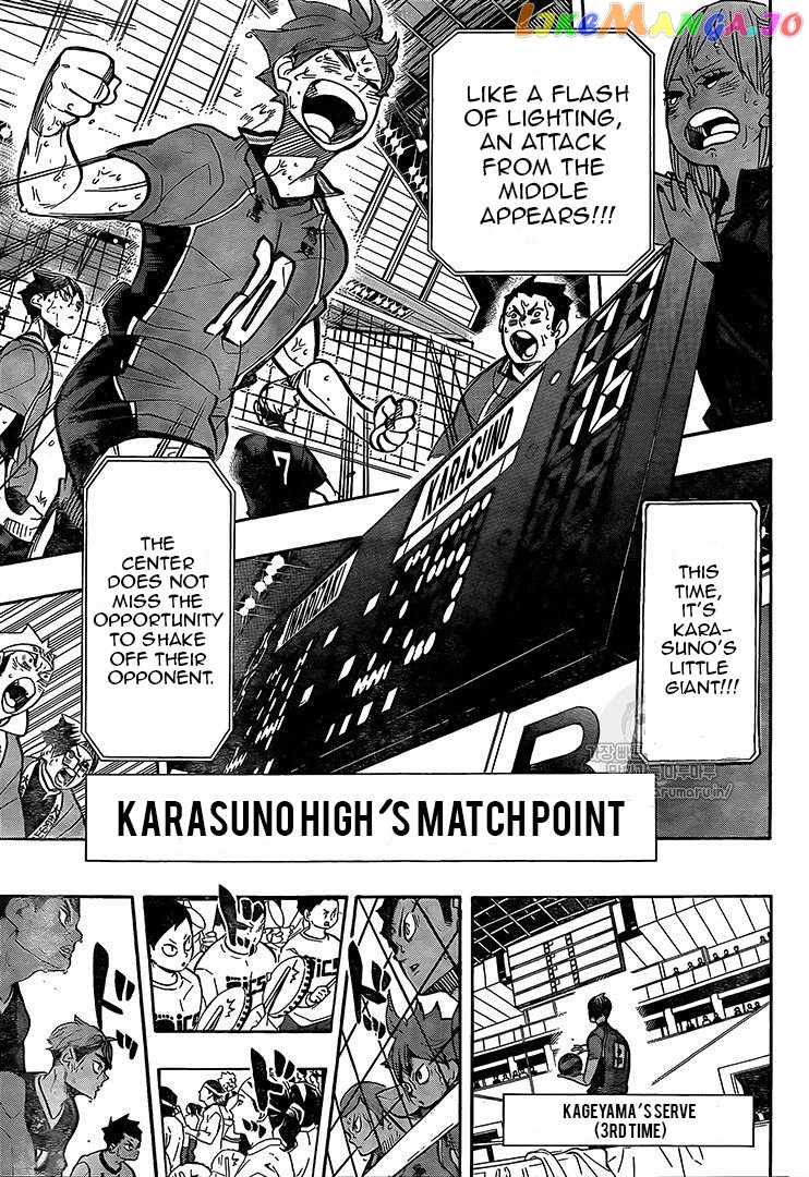 Haikyuu!!, Chapter 286 image 06